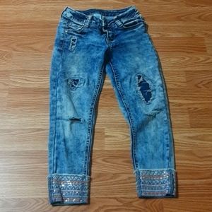 Embroidered jeans
